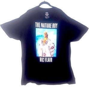 WWE Legends Ric Flair T Shirt Mens 2X The Nature Boy Wrestler Black Short Sleeve
